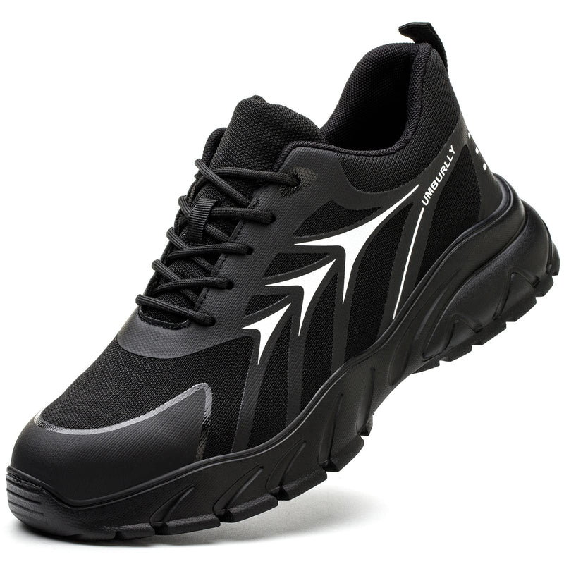 LIght weight Steel Toe Shoes for Women Men Lightweight Safety Shoes Women Comfortable Composite Steel Toe Sneakers Indestructible Shoes(Black 47)