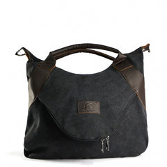 Retro Canvas Shoulder Bag - Simple Tote Bag