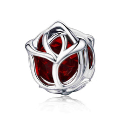 S925 Silver Beads & Rose Bracelet Accessories (In Stock)