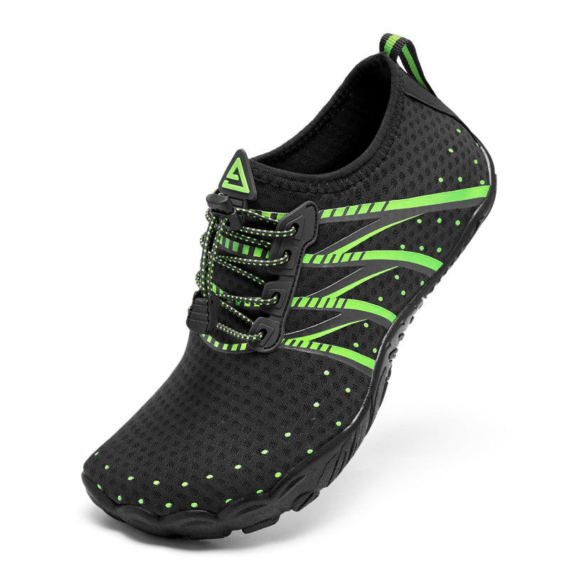 Limberun Water Shoes Mens Womens Adult Aqua Swimming Beach Shoes Pool Shoes for Men Women Black 10.5W/9.5M