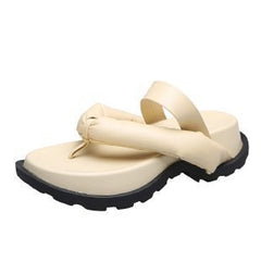 Velcro Sponge Cake Platform Roman Shoes for Women