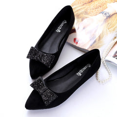 2018 New Flat Wedding Shoes with Bow for Women