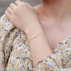 S925 Sterling Silver Simple Diamond Bracelet