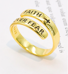 S925 Sterling Silver Cross Ring
