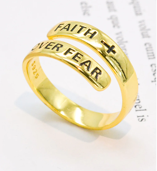 S925 Sterling Silver Cross Ring