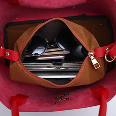 Women's Tote Bag, Shoulder Crossbody Bucket Bag