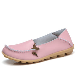 Comfortable Leather Flat Shoes for Women - New Style