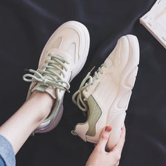 Summer Casual White Sneakers for Women - Trendy Canvas Shoes