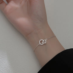 S925 Silver Rhinestone Bracelet for Women