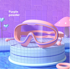 Large Waterproof Anti-Fog Swim Goggles