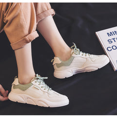 Summer Casual White Sneakers for Women - Trendy Canvas Shoes