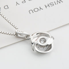 Rose Charm S925 Silver Necklace