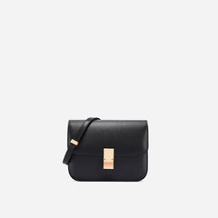 Tofu Bag, Shoulder Crossbody, Genuine Leather Bag