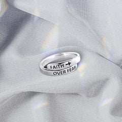 S925 Sterling Silver Cross Ring
